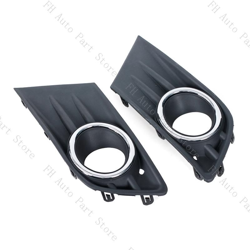 For Honda Pilot 2012 2013 2014 2015 Front Bumper Fog Lamp Light Trim Grille Cover Frame Lid Bezel Hood