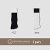 Unisex Autumn Split-Toe Over-the-Knee Socks: Solid Color, Non-Slip, Odor-Resistant, Antibacterial, Breathable, Versatile Casual Wear