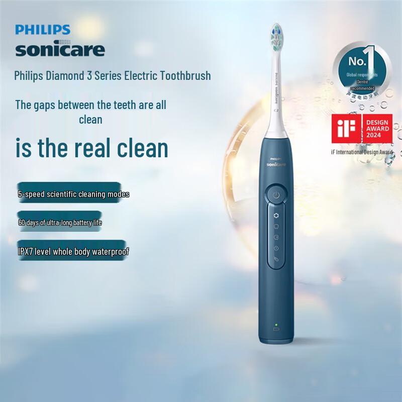

Philips DiamondClean 3 Series HX5181 Electric Toothbrush