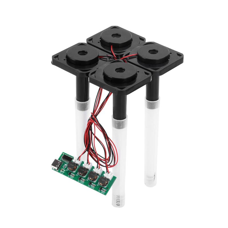 1 Set Diy Ultrasonic Nebulizer Dc5V Unswitched 4 Spray Humidifier Module Atomization Control Board Type-C Interface
