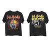 Unisex Breathable Cotton T-shirt Def Leppard Live 2026 Tour UK and EU Merch Casual Y2k Streetwear for Men, Women and teenager,Unisex,gift,Top