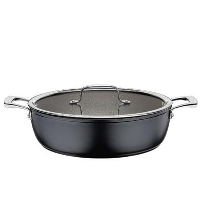 SPRING gourmet Kochtopf MERIDIAN mit Antihaftbeschichtung mit Glasdeckel 28 cm 4,0 Liter INDUKTION
