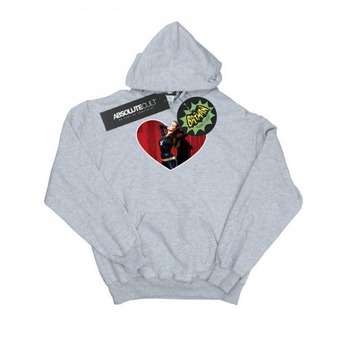DC Comics Mens Batman TV Series Catwoman Heart Hoodie