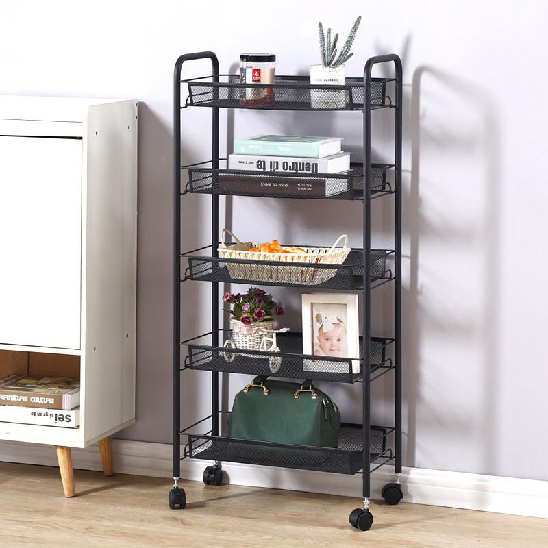 5-Tier Mobile Storage Shelf