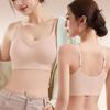 2026 Seamless Wire-Free Bra: Lace Trim, Fixed Cup, Armpit Fat Collection, Beautiful Back, Tank Top Style