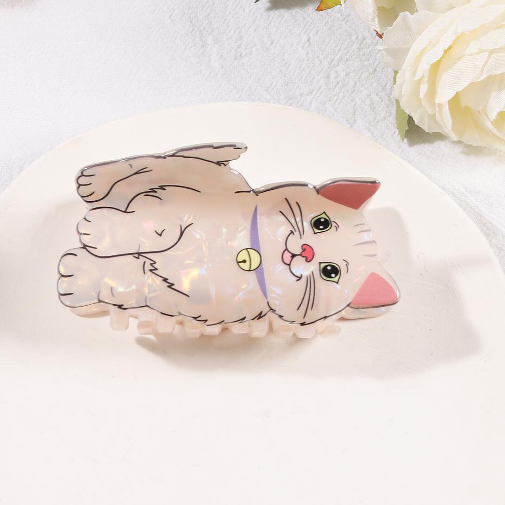 1 Stück Kreative Niedliche Katze Cartoon Neue Accessoires Kopfschmuck Griffspange Haarspange Neu Hinterkopf Haaraccessoires
