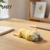 Decorative Dog Statue Simulated Sleeping Model, Realistic Lying French Bulldog Figurine, Mini Handcrafted Figurine PVC Animal Educational Toy