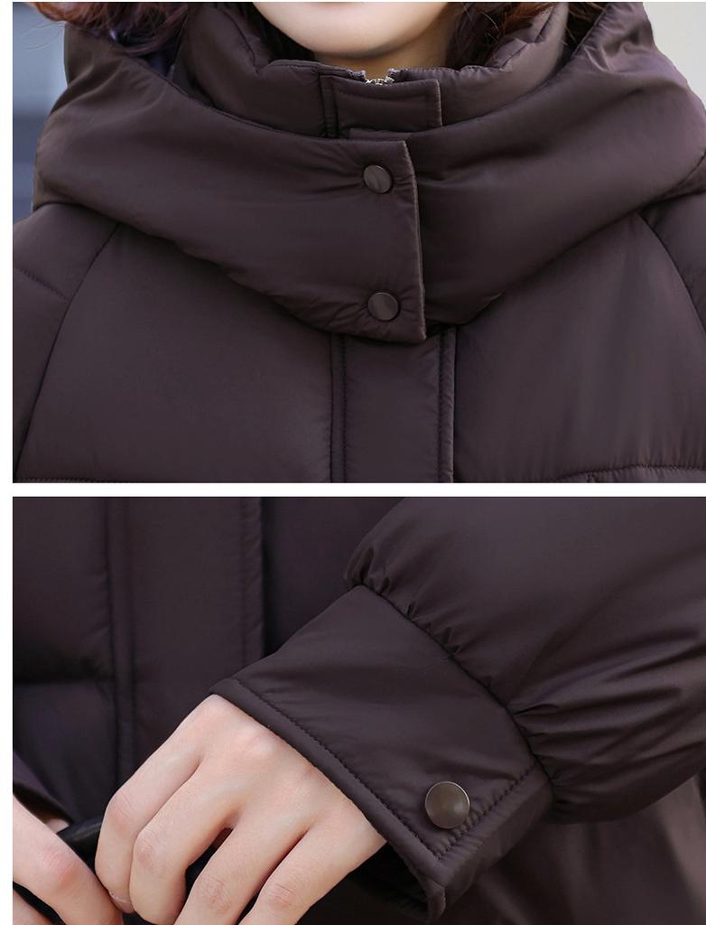 Dámská krátká větruodolná zateplená zimní bunda s kapucí a raglánovými rukávy