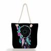 Multifunctional Butterfly Printed Thick Rope Shoulder Beach Bag Casual large capacity handbag 7614