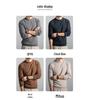 Men's Winter Cashmere Sweater: Fashionable, Warm, Casual Round Neck for All Ages