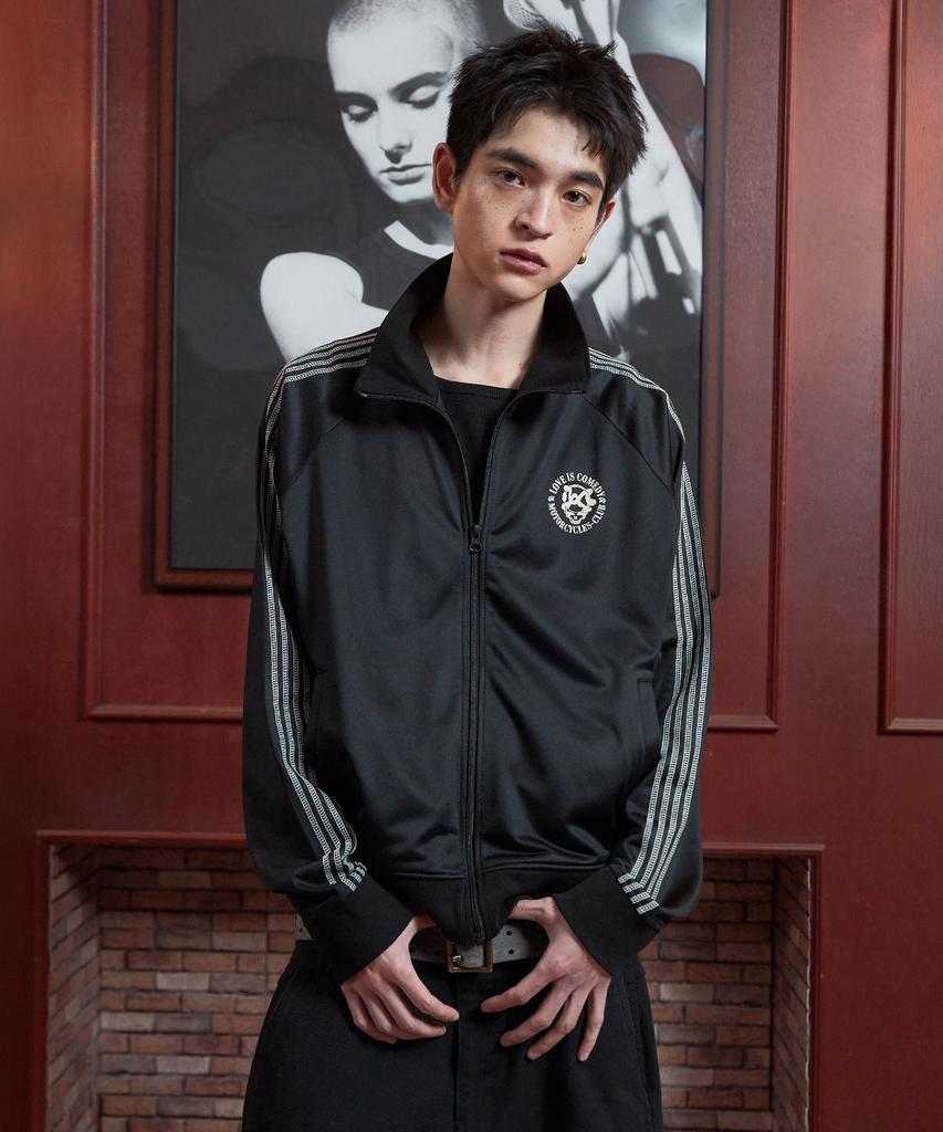 Areuban Skull Signature Track Jersey_Urban Black