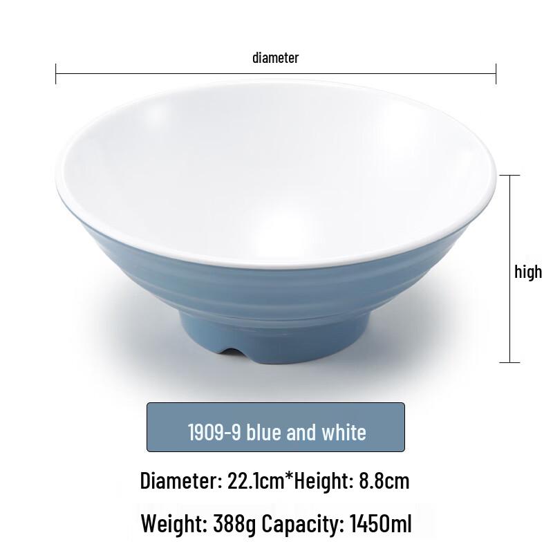 Chinese Style Melamine Noodle Soup Bowl