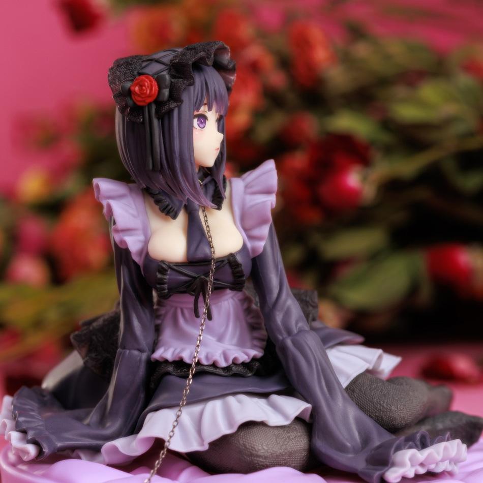 2 Style My Dress-Up Darling Anime Figure Black Maid Outfit Kitagawa Marin Action Figure Shizuku Kuroe Figurine Collection Model