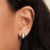 eManco Simple 18K Gold Plated Stainless Steel Earrings for European and American Ladies