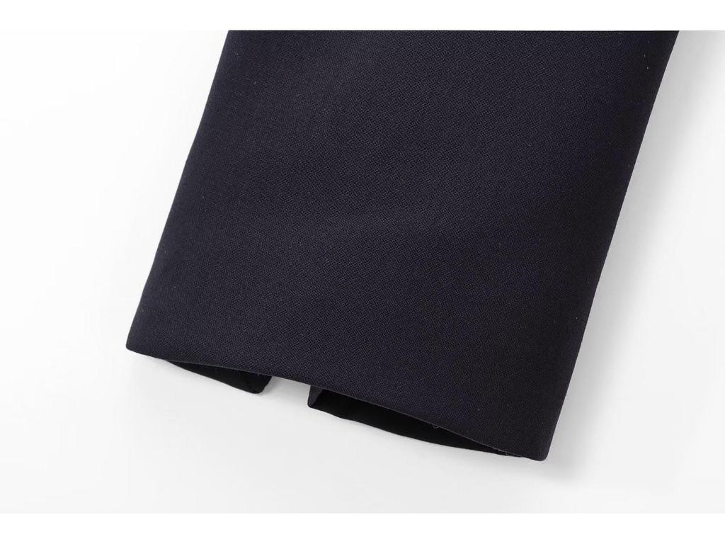 2025 Spring & Fall Women's French Double-Breasted Suit Jacket & Straight-Leg Pants Set