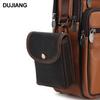 Men's Outdoor Sports Leather Belt Bag - Crazy Horse Leather, Wear-Resistant Waist Pack for Storage