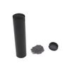 Professional Stainless Steel Cylinder Sand Shaker Rhythm Musical Instruments Metal Hand Percussion Black