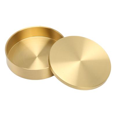 Cutie de curățare cu ulei pentru ceasuri de 70MM Cupă de spălare circulară din cupru cu sigiliu pentru reparații ceasuri de mână bijuterii