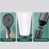 New Round Booster Shower Head Three-speed Large Panel Handheld Shower Head Home Bath Shower Set