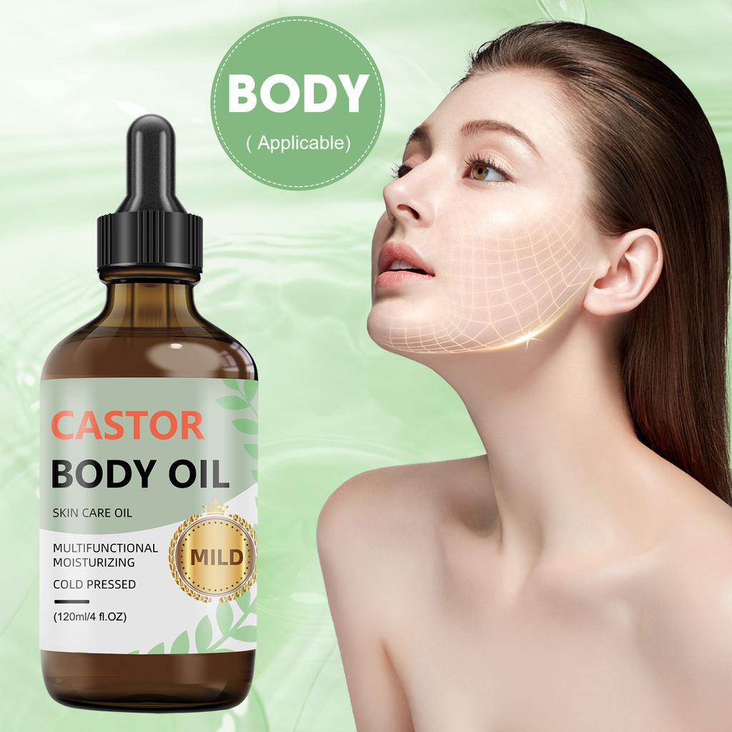 Castor Care Oil Face And Body Care Oil Care Uniform Skin 120ml