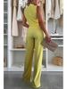 2025 Women's Elegant V-neck Vest & Long Pants Set
