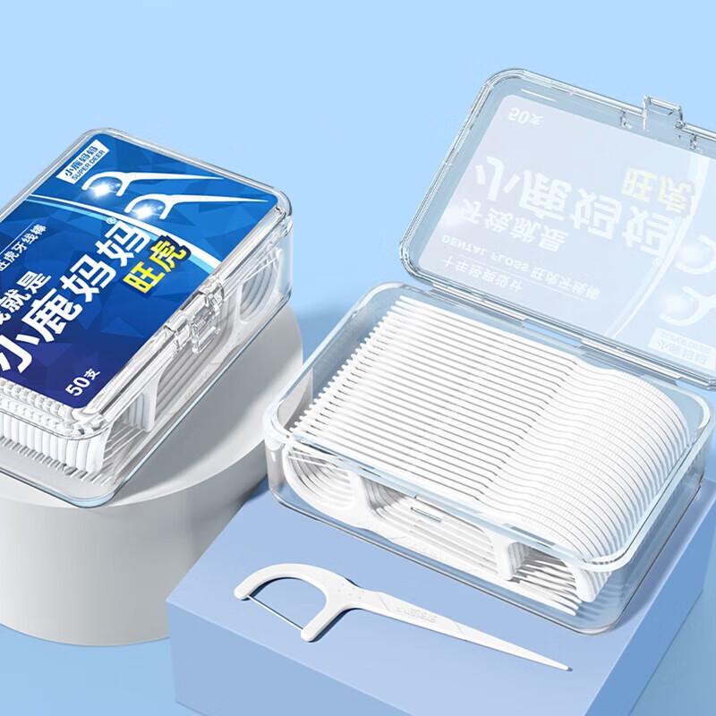 Fawnmum Round Line Dental Floss Picks