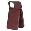 6.1in Phone Case Compatible for IPhone 13 PU Leather Wallet Phone Case with Magnetic Buckle Protective Case with Clip