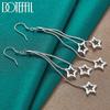 925 Sterling Silver Star Shaped Pendant Fashion Jewelry