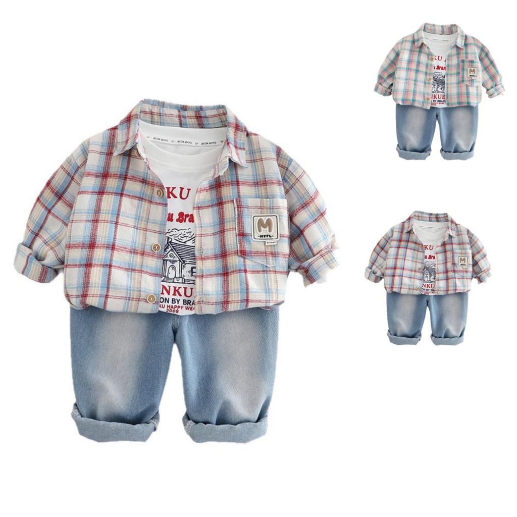 Dětská ležérní souprava s dlouhým rukávem, pohodlné každodenní oblečení