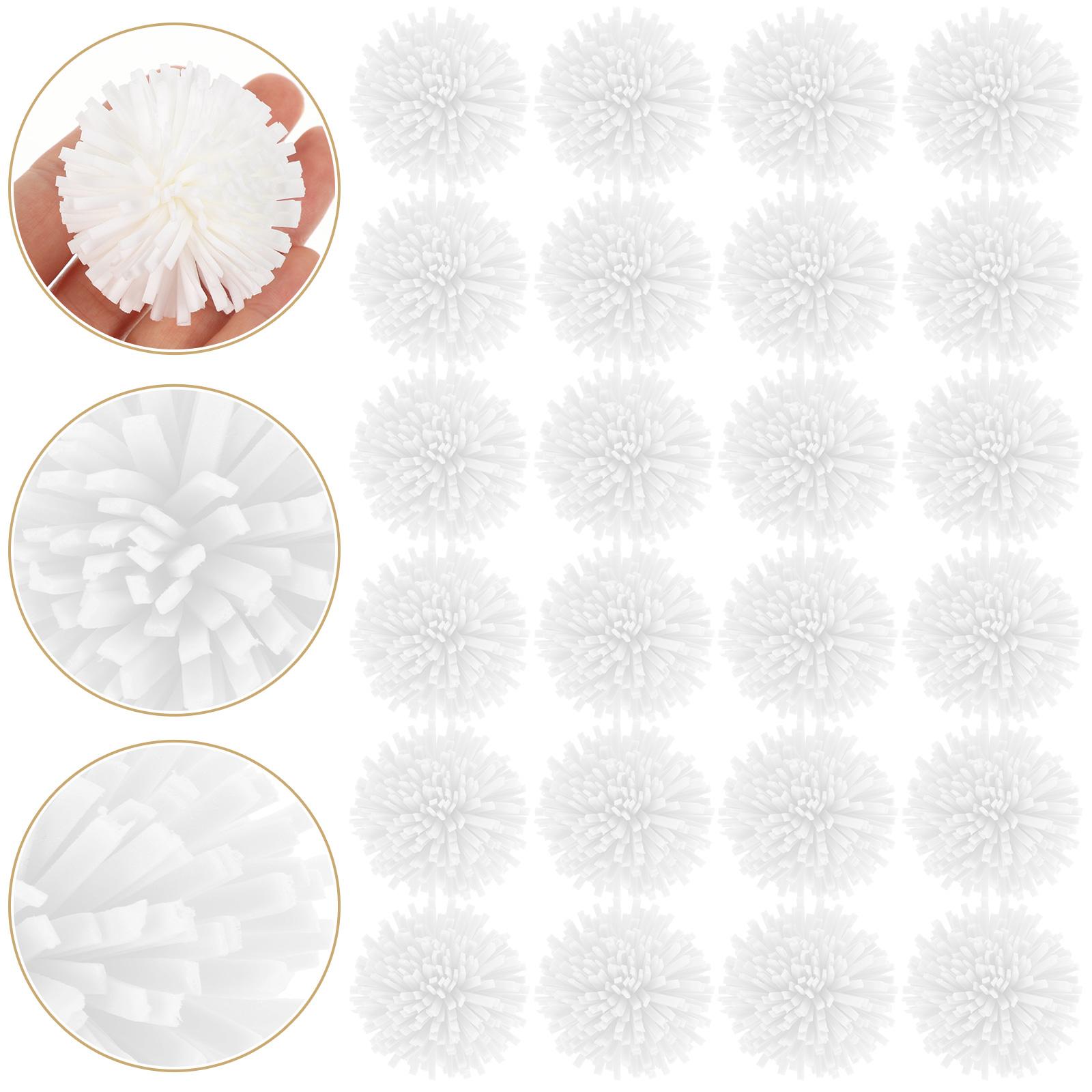 100 Pcs Fragrance Oil Aromatherapy Flowers Car Decor Perfume Diffuser Accessories Office Small Diffusers белый