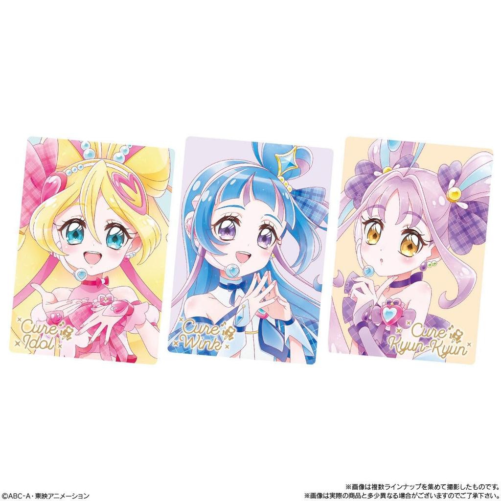 PreCure Kartenwaffeln Schachtel 12, 20 Stück (Süßigkeiten-Spielzeug)