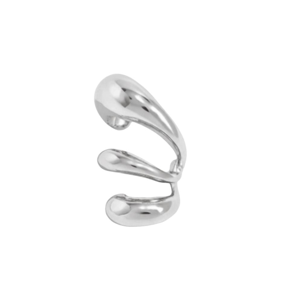 Wassertropfen Mehrschichtig Hohl Ohrclips Gold Ohr Manschette Schmuck Vintage Fake Piercing Ohrringe Damen