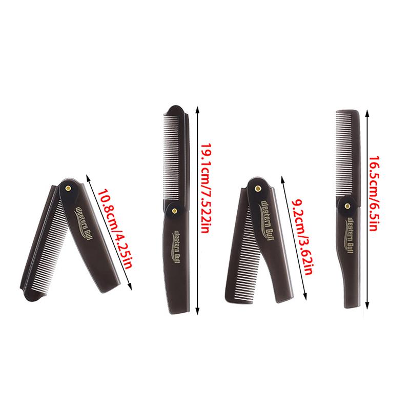 Pocket Size Folding Comb for Men Oil Head Hair Styling Tool Compact and Handy for Outdoor Use