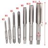 YH  7pcs M3-M12 HSS Metric Tapper Right Hand Thread Tap Tool 0.5mm-1.75mm Pitch