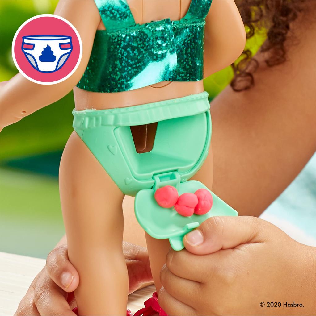Hasbro Baby Alive Ich möchte Eis essen Wasserspiel Babypflegepuppe Spielhaus Kann füttern und Windeln wechseln Puppe, die im Wasser spielen kann Kommt mit