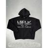 Y2K Printed Loose Hooded Sweatshirt Jacket Streetwear Womens Fashion