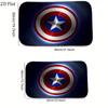 1pc Flannel Rug with Marvel Superheroes Design, Bathroom Mat, Multiple Sizes Available, Multi-functional for Daily Use, Suitab