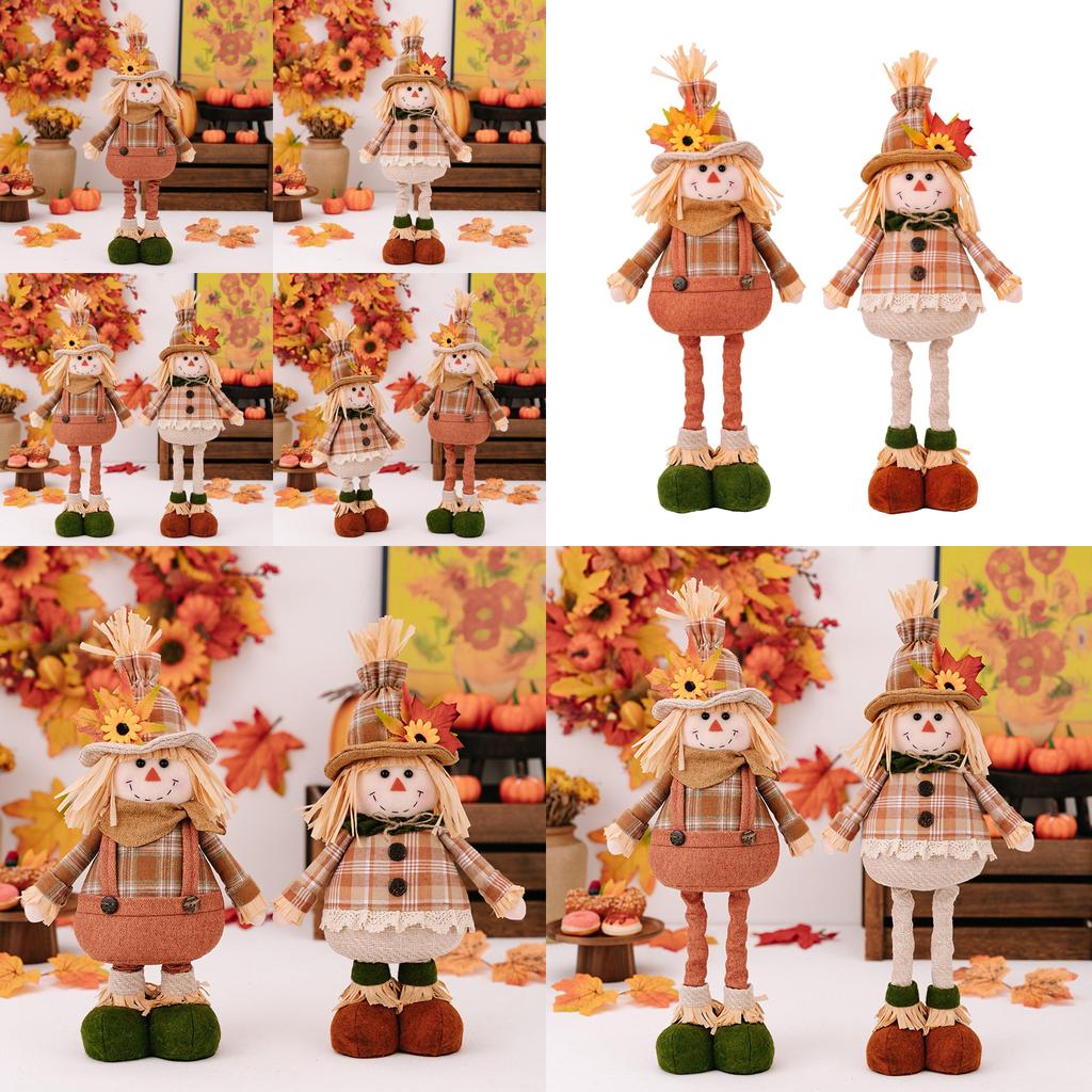Panenka strašáka do pole pro sklizeň Plyšová figurka na Den díkůvzdání Domácí dekorace