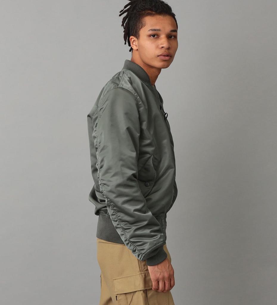 Alpha Industries Flight Nylon Men's L-2B Jacket, TA0414, V.GRAY