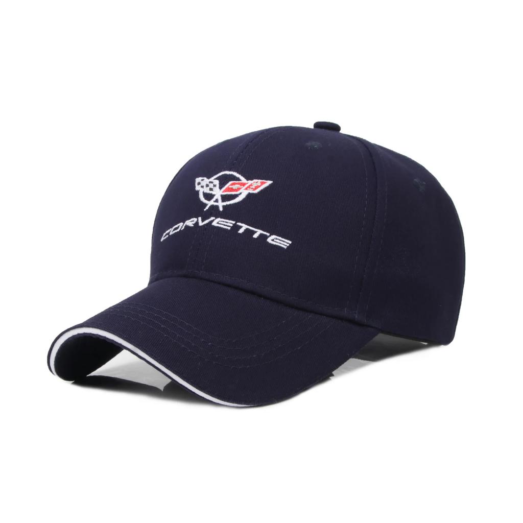 Lbfx9 Car Badge for Chevrolet Corvette SS Emblem Casual Cotton Baseball Cap Men Women Embroidery Truck Driver Outdoor Travel Sport Hat