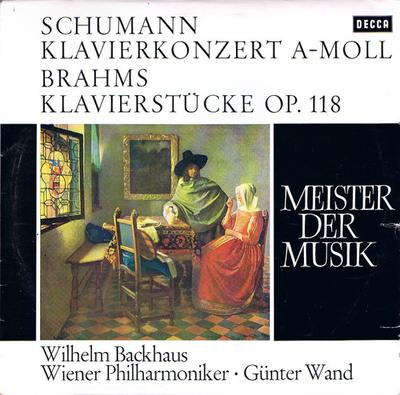 LP-Schallplatte WILHELM BACKHAUS GUNTER WAND WIEN Schumann Konzert Fur Klavier Und Or SMD1069 DECCA Deutschland Klassik Gebraucht