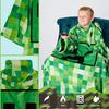Minecraft Childrens/Kids Fleece Blanket Hoodie
