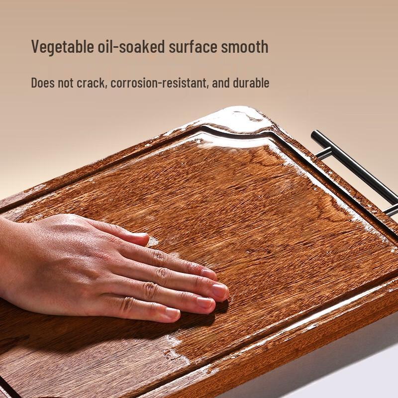 Deska do krojenia z grubego litego drewna wenge