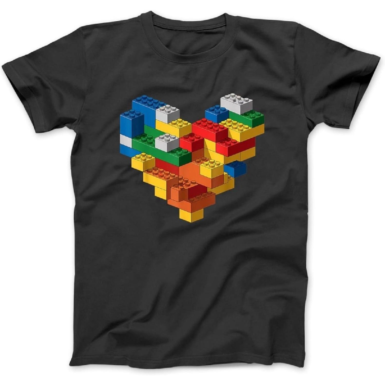 

Kids Brick Builder Bricks Heart Building Blocks T-Shirt, Sweatshirt, Hoodie for Men Women Kids Made in Canada Black XXXXXL різнокольоровий