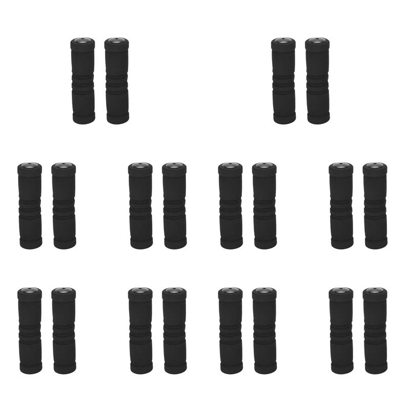 10 Pair For MTB Bike Bicycle Handle Handlebar Soft Sponge Bar Grips Black