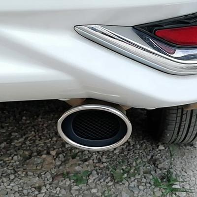 Car Exhaust Pipe Stainless Steel Muffler Tail Pipe Outlet Nozzle End Tail Throat Modified Accessories Muffler Systems