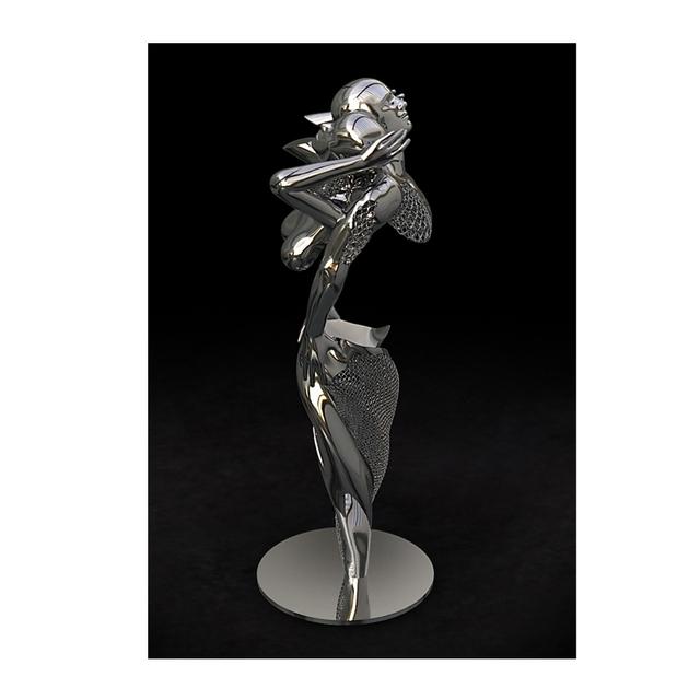 Severská kovová postava pár Socha Nástěnný milenec sochařství Tisk plakátů Nástěnný obraz Obraz na plátně Obývací pokoj Domácí dekorace