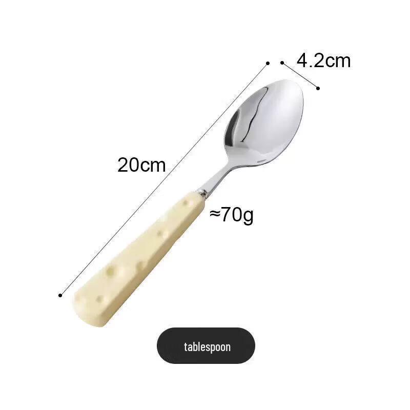 Stainless Steel Dessert & Stirring Spoon