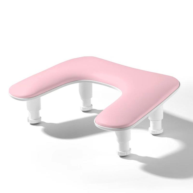Ergonomic Nail Arm Rest Pillow Height Adjustable Hand Rest Detachable Soft Cushion Waterproof 15° Angle Salon Manicure DIY Tools