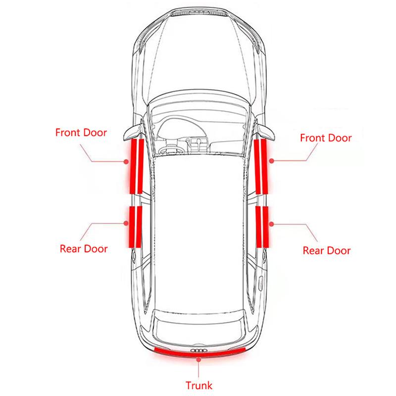GLC GLB 5Pcs Car Threshold Sticker Carbon Fiber Door Anti Scratch Decals For Mercedes Benz AMG GLE GLS CLS GLC CLA GLA GLK ML C